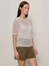 Sanctuary - Open Knit Sweater Tee