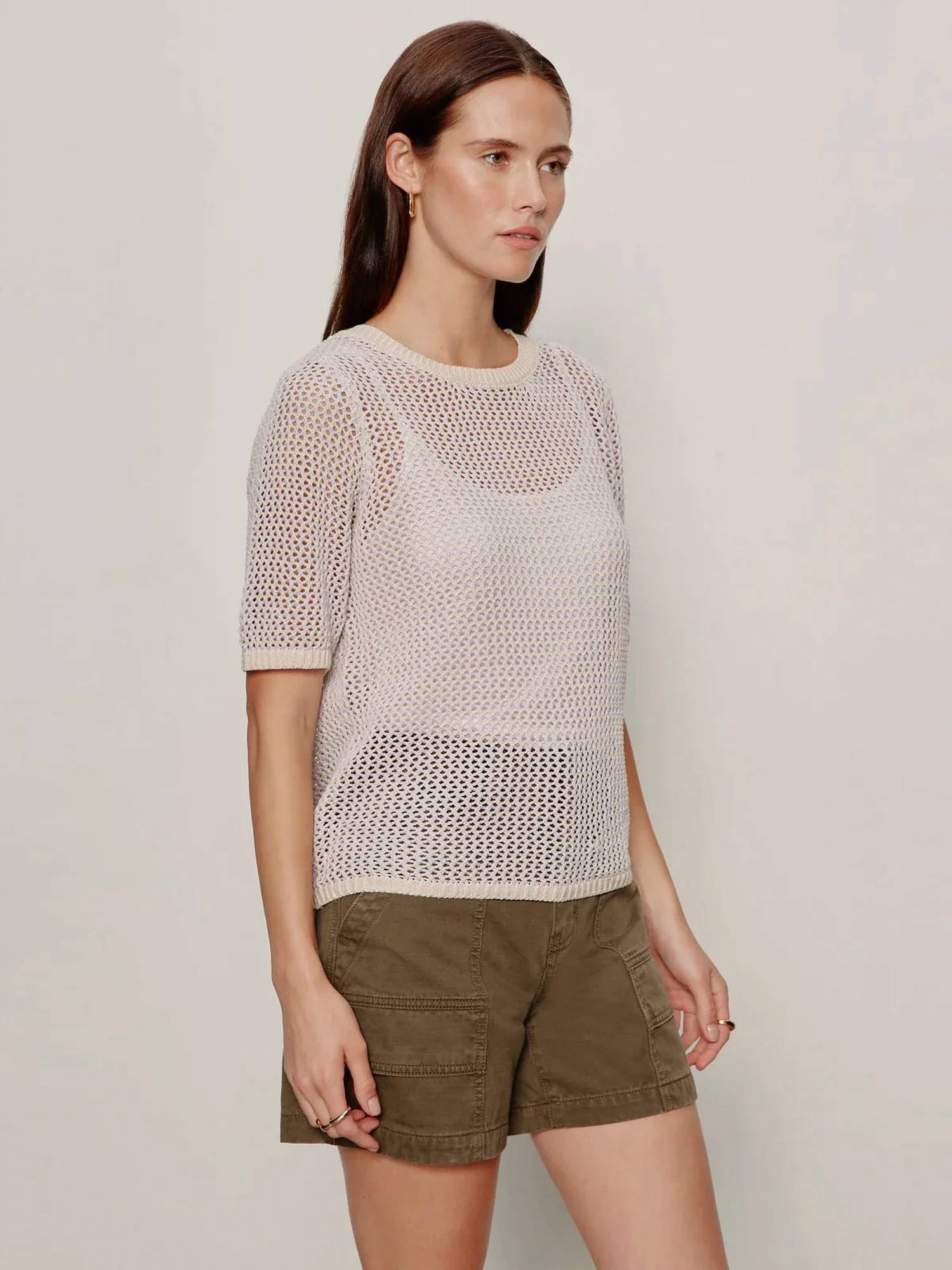 Sanctuary - Open Knit Sweater Tee
