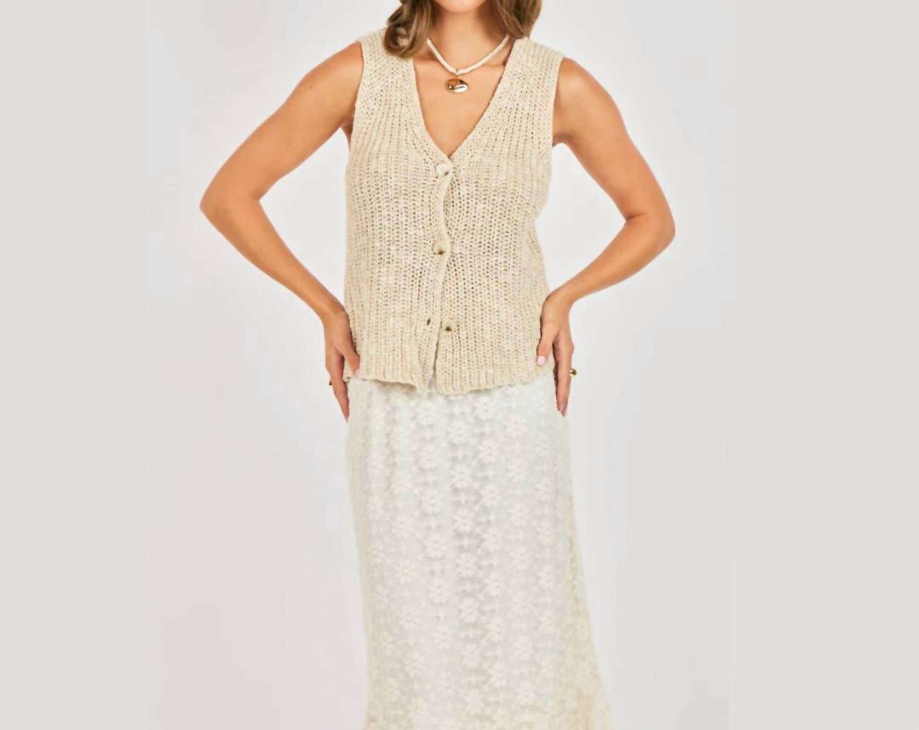 Sadie & Sage - Ashtin Cardigan Vest