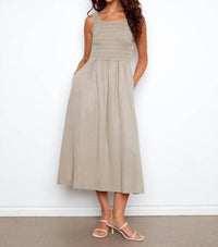 Charlie B - Women's Sleeveless Tencel Maxi Dress
