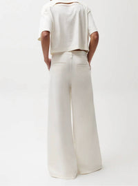 Pistola - Delphine Pleated Wide Leg Jeans
