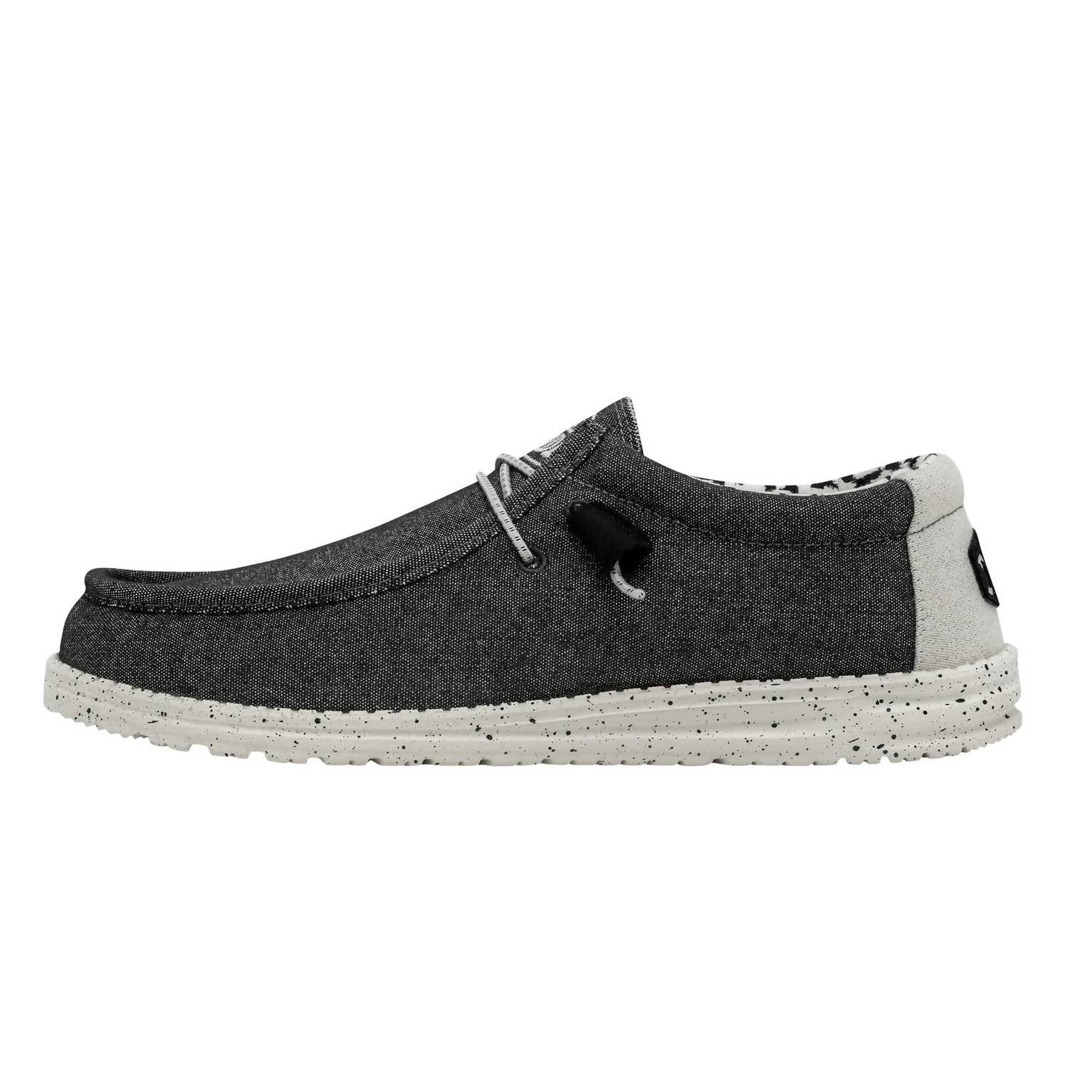 HEY DUDE Men's Wally Stretch Shoe in opal black - men's loafer