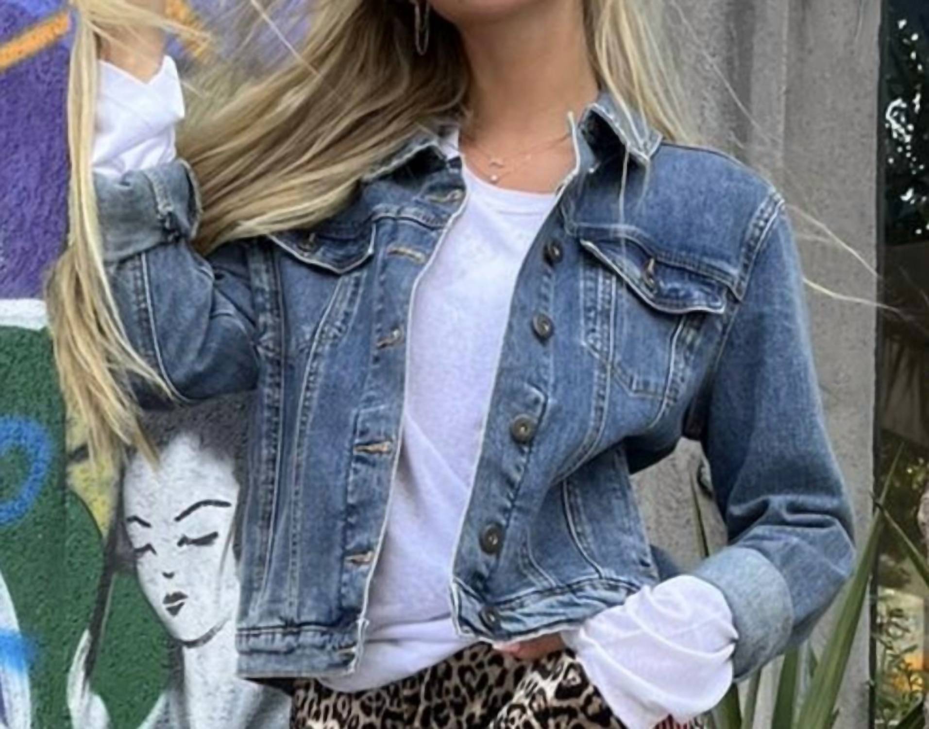 Bianco - Trucker Jean jacket