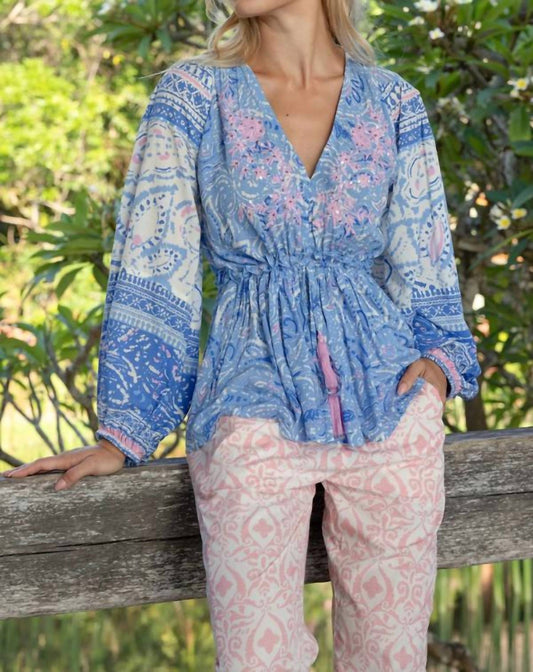 Miss June Paris - Isae Boho Print Blouse