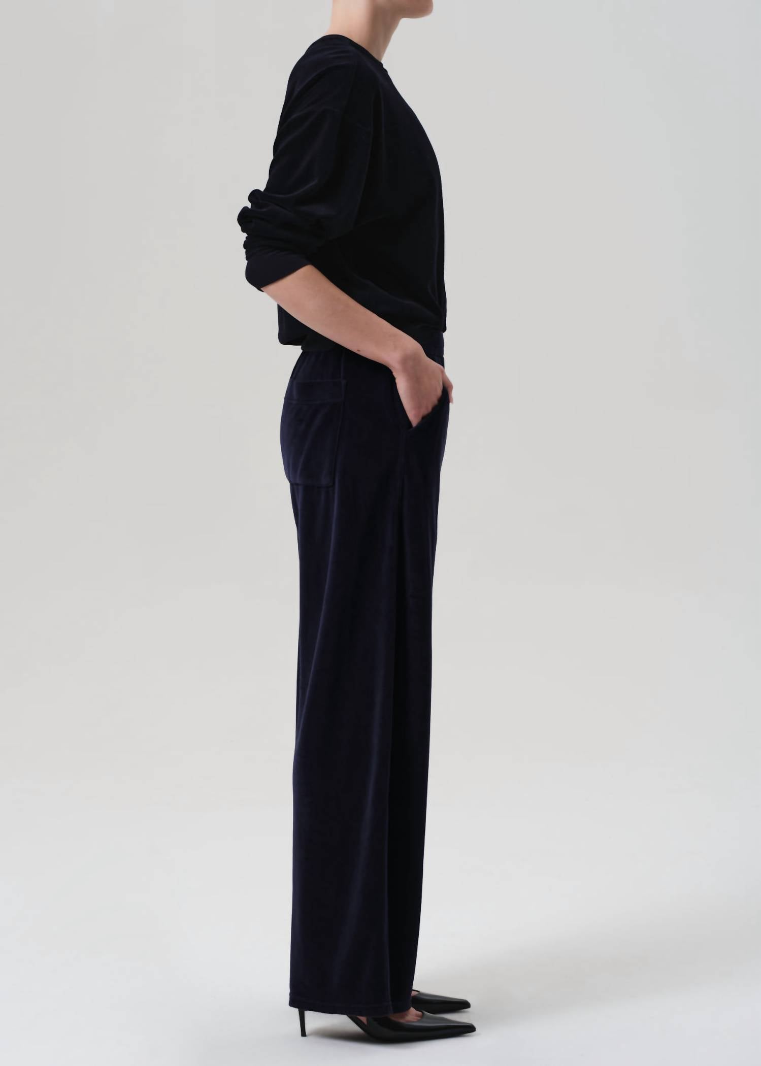 Citizens Of Humanity - Brynn Drawstring Velour Pant