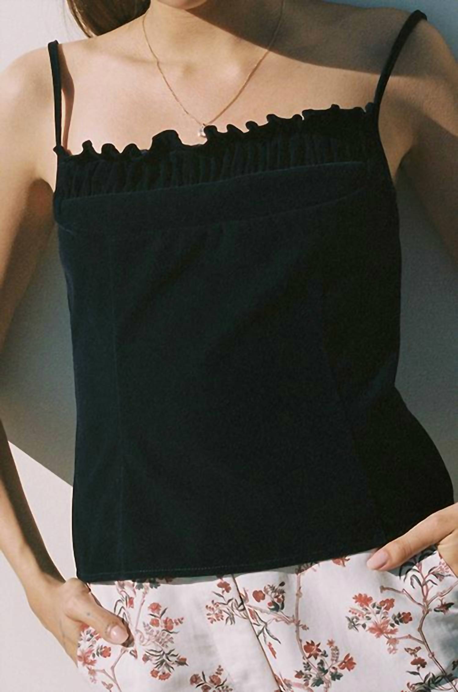 Ciao Lucia - Tomasina Velvet Tank Top