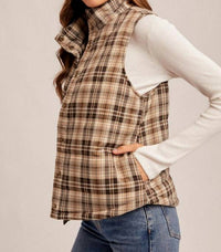 Hem & Thread - Plaid Puffer Vest