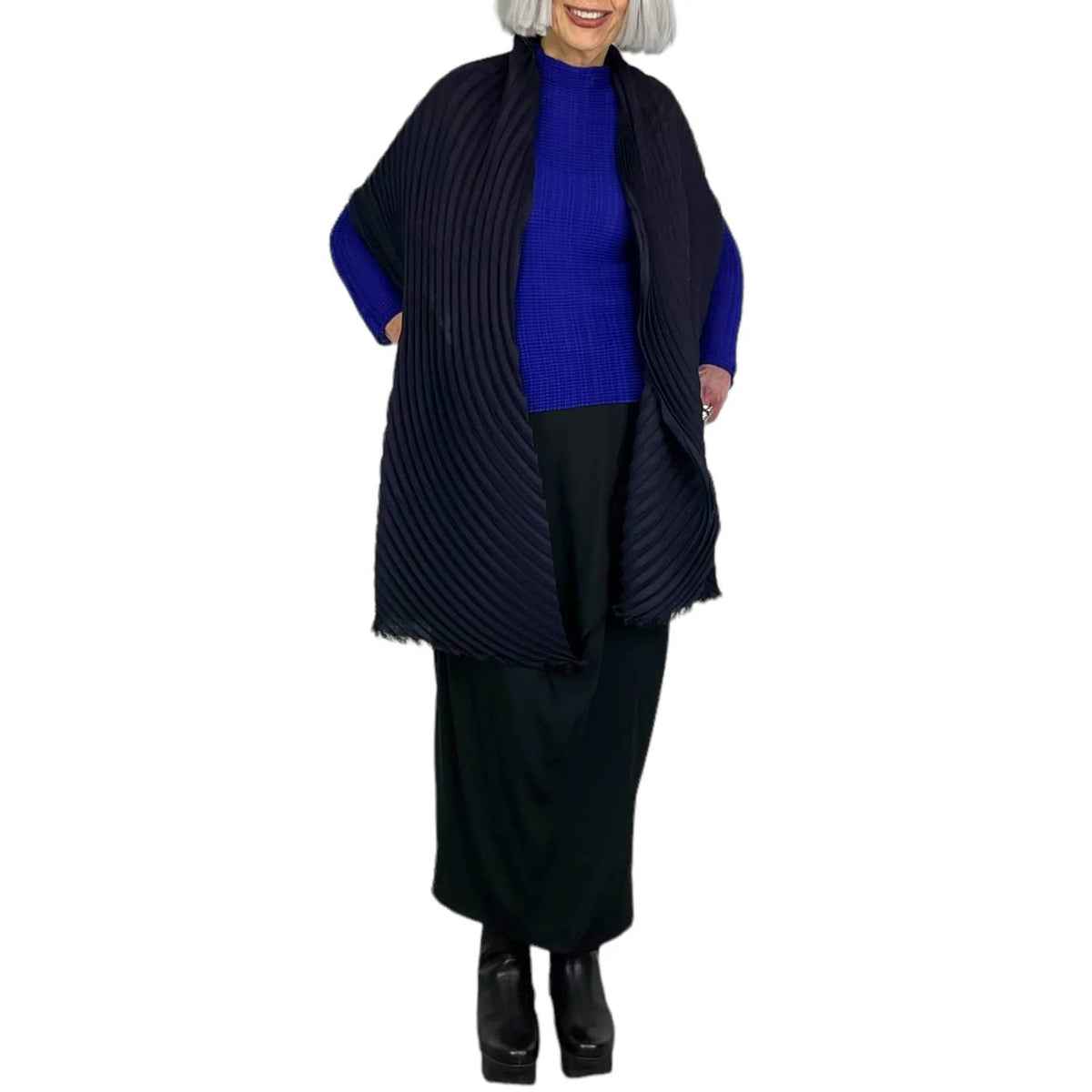 Issey Miyake - Silk Wool Pleats Stole