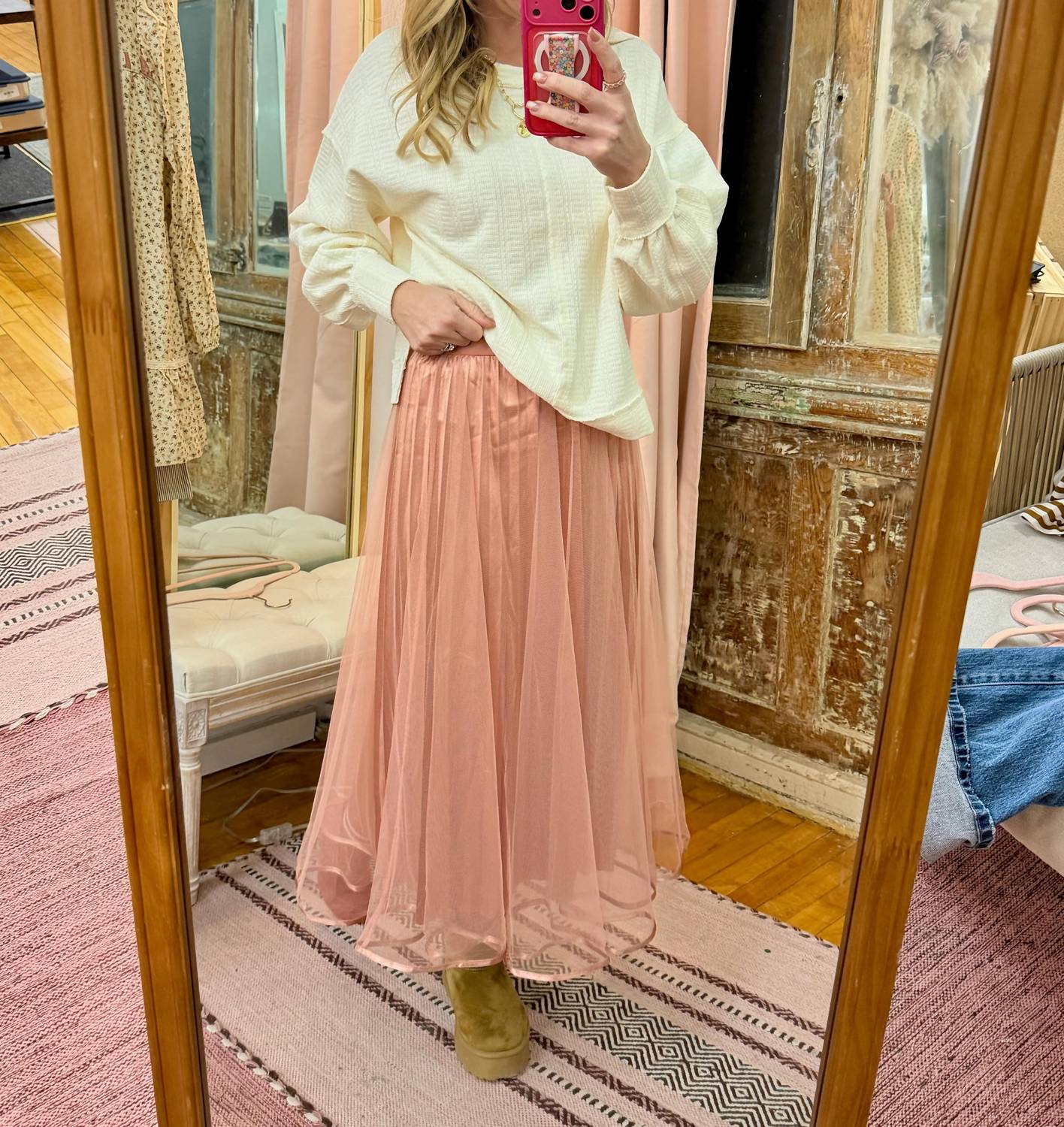 Wishlist - Tulle Midi Skirt