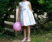 Rachel Riley - Girl's Pastel Stripe Party Dress