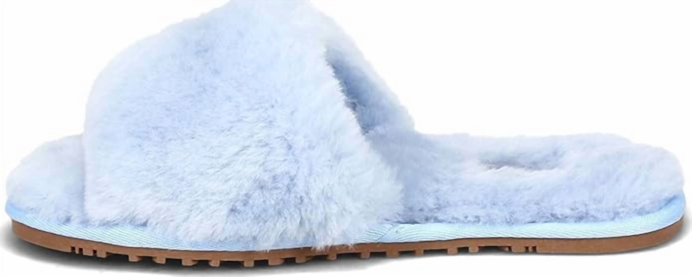 Lamo Women's Naomi Sheepskin Slide Sandal in sky blue - women's sandal