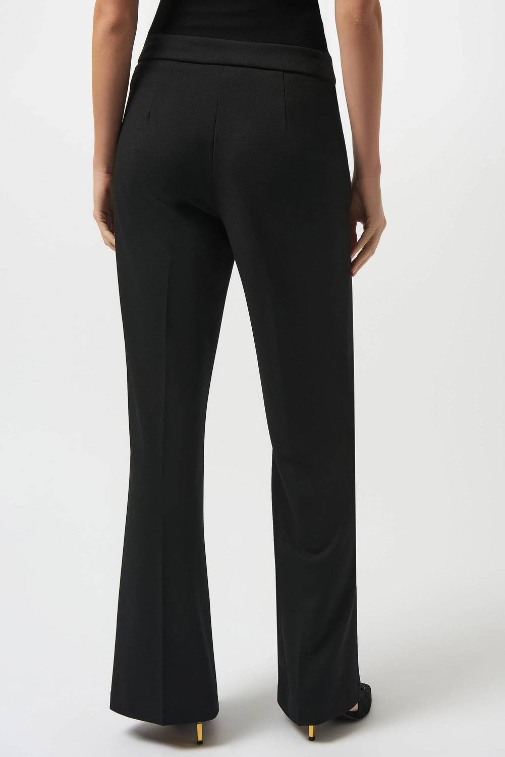 Joseph Ribkoff - Pull On Mid-rise Flared Trouser Pant