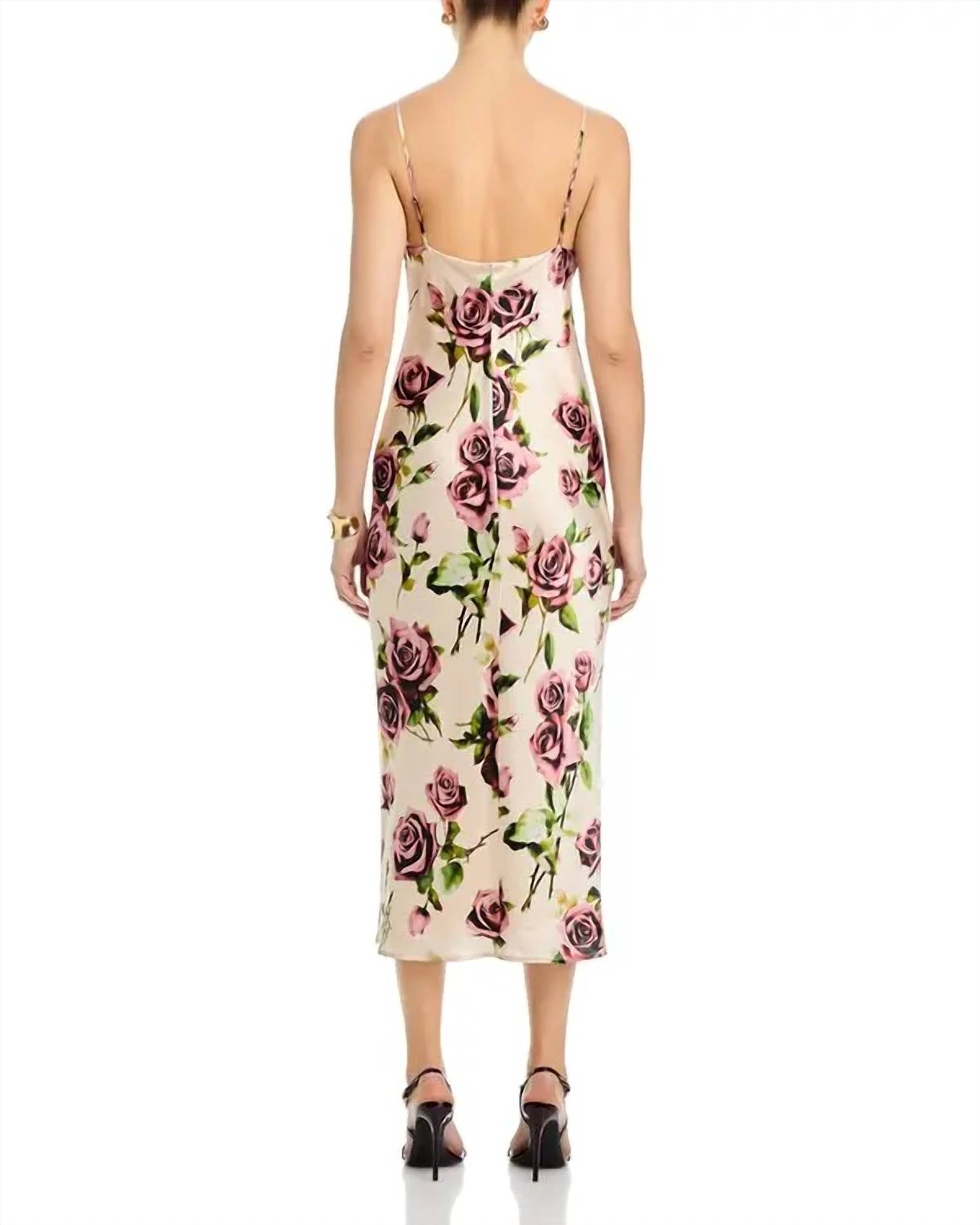 L'Agence - Seridie Silk Slip Dress