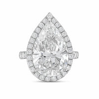 Diana M Jewels - Women's Pear Lab-Grown Diamond Fashion Ring (5.50 Ct) - Signature