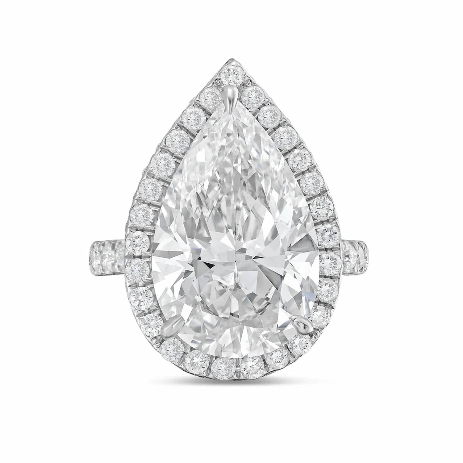 Diana M Jewels - Women's Pear Lab-Grown Diamond Fashion Ring (5.50 Ct) - Signature