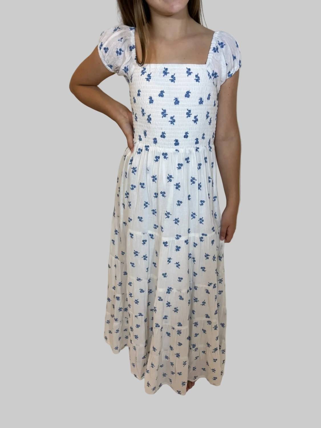 Katie J Nyc - Girl's Indie Boho Eyelet Dress