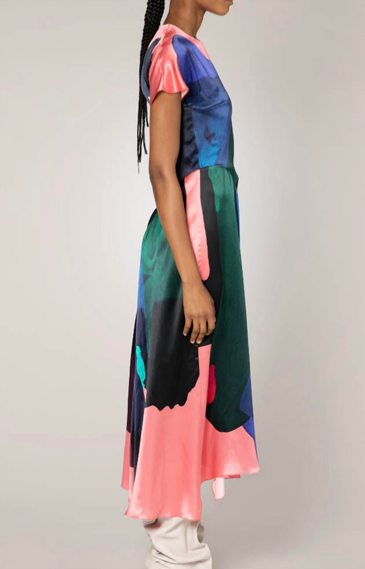 Roksanda - Adriana Silk Dress in Amaranth