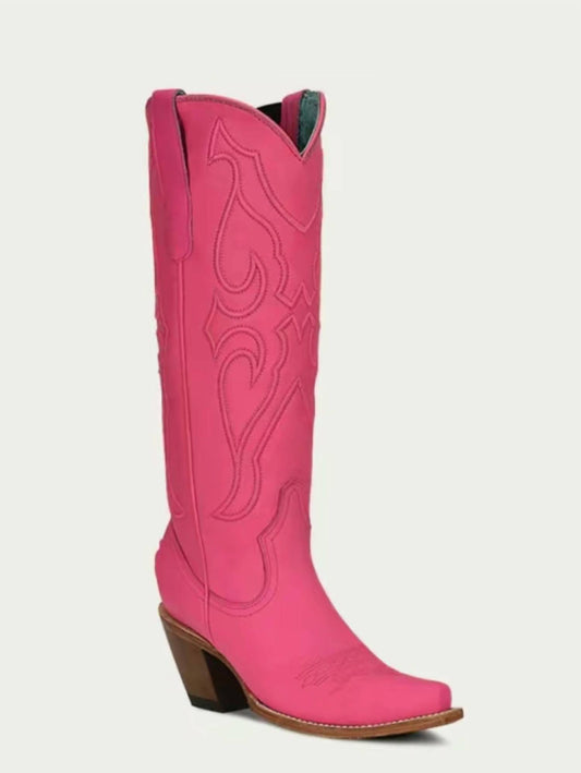 Corral - Women's Embroidery Snip Toe Western Boots