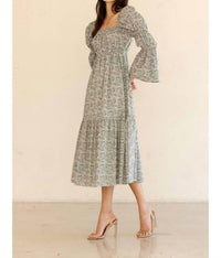 Storia - Floral Tiered Maxi Dress