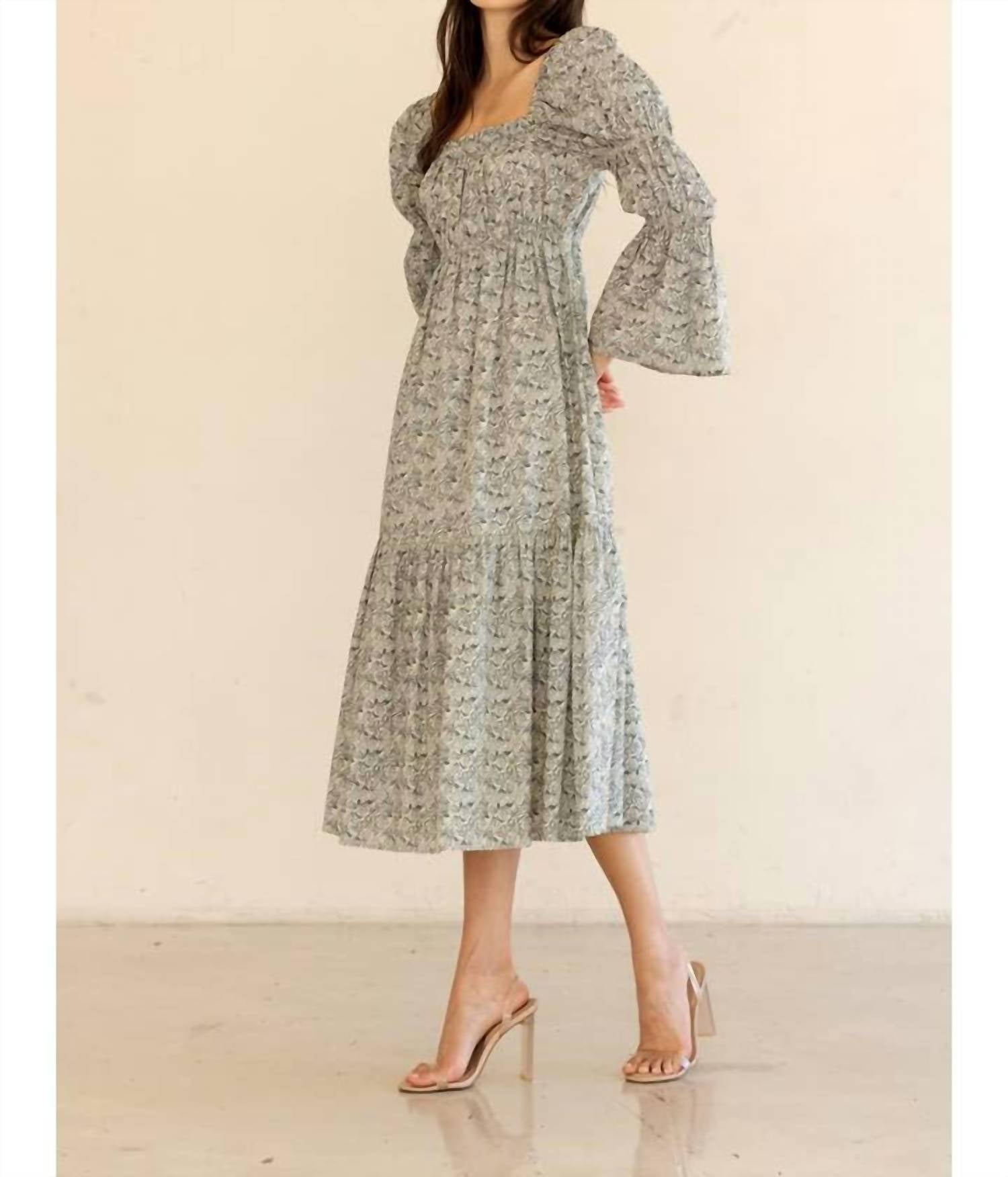 Storia - Floral Tiered Maxi Dress