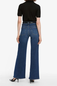 FRAME Le Slim Palazzo Jeans in celebrity 1 - women's jeans - detail view