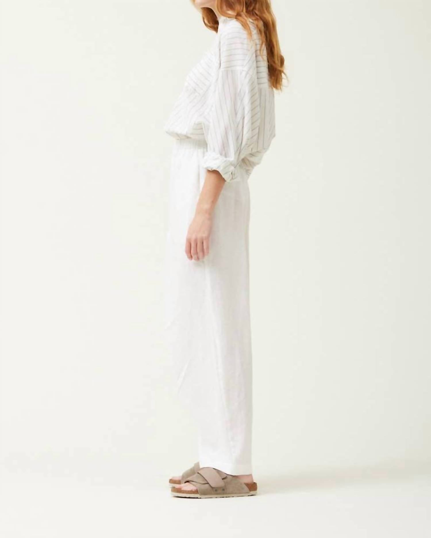 Grade & Gather - Pleated Linen Pants
