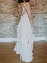 Strut & Bolt - Asymmetric hem criss cross dress