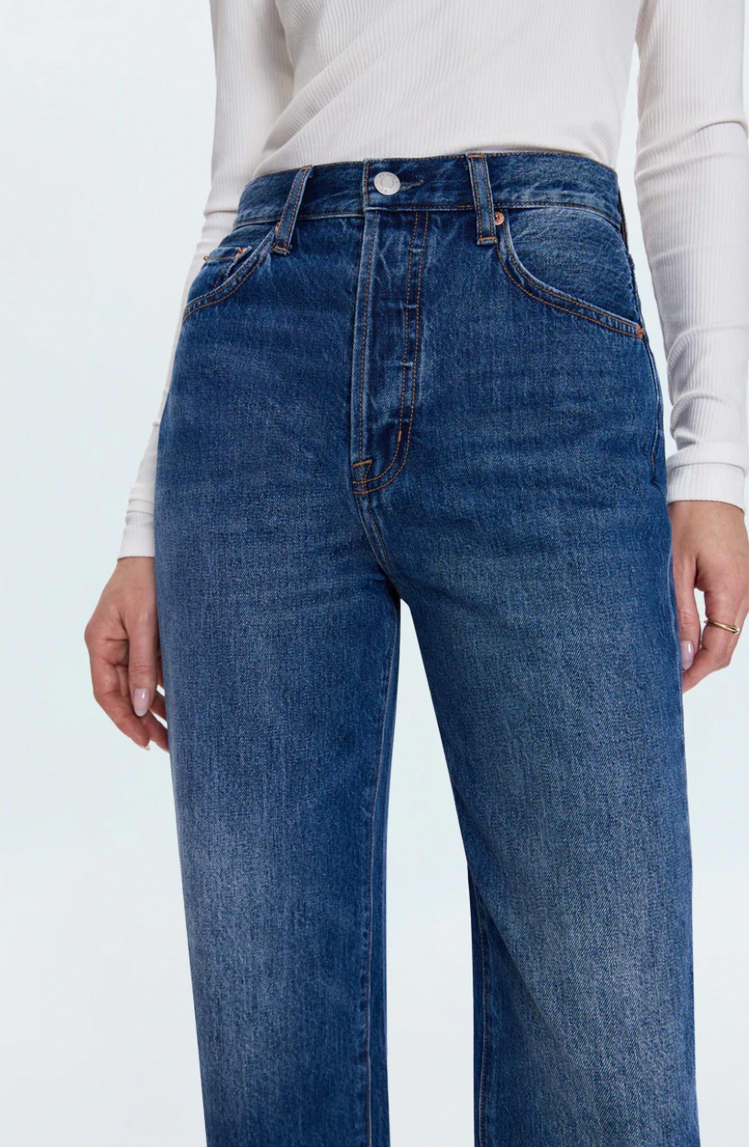 PISTOLA Cassie Super High Rise Straight Leg Jeans in fairview - women's jeans - alternate view