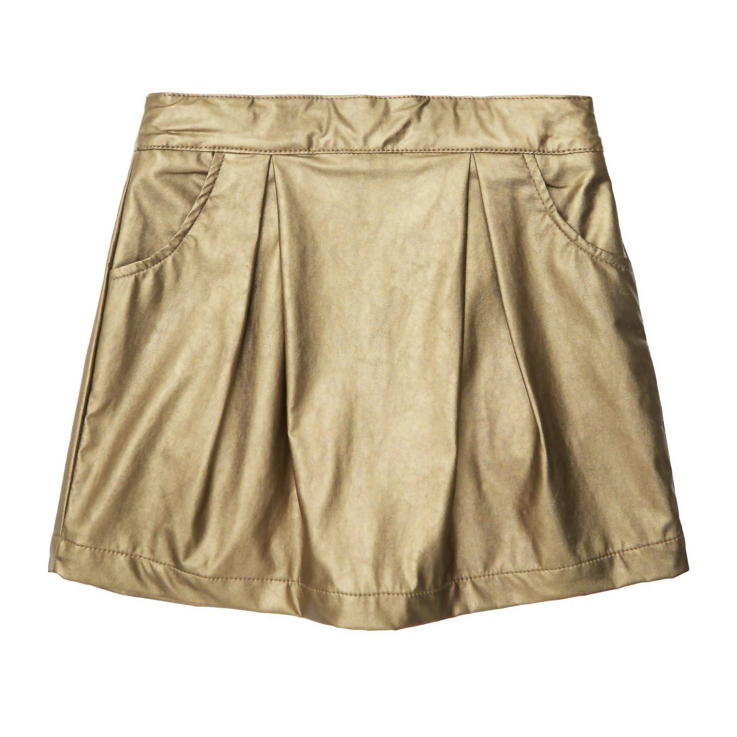 Tocoto Vintage - Leatherette Mini Skirt
