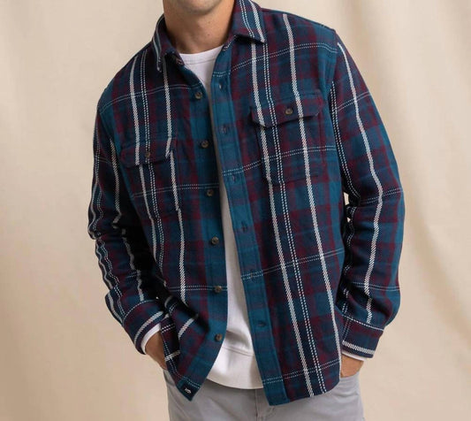 Southern Tide - Men's Beachwood Plaid Twill Long Sleeve Shirt