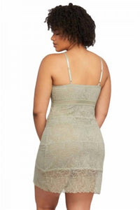 Montelle Intimates - Fog Bust Support Lace Slip Set - Plus