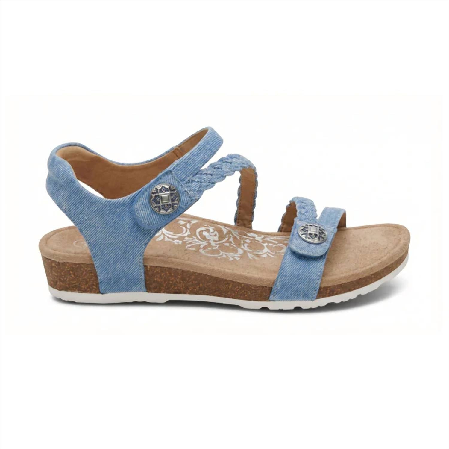 Aetrex - Women's Jillian Braided Quarter Strap Sandal
