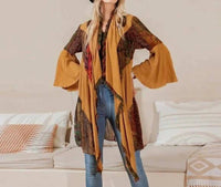 Young Threads - Rustic Bohemian Patchwork Kimono