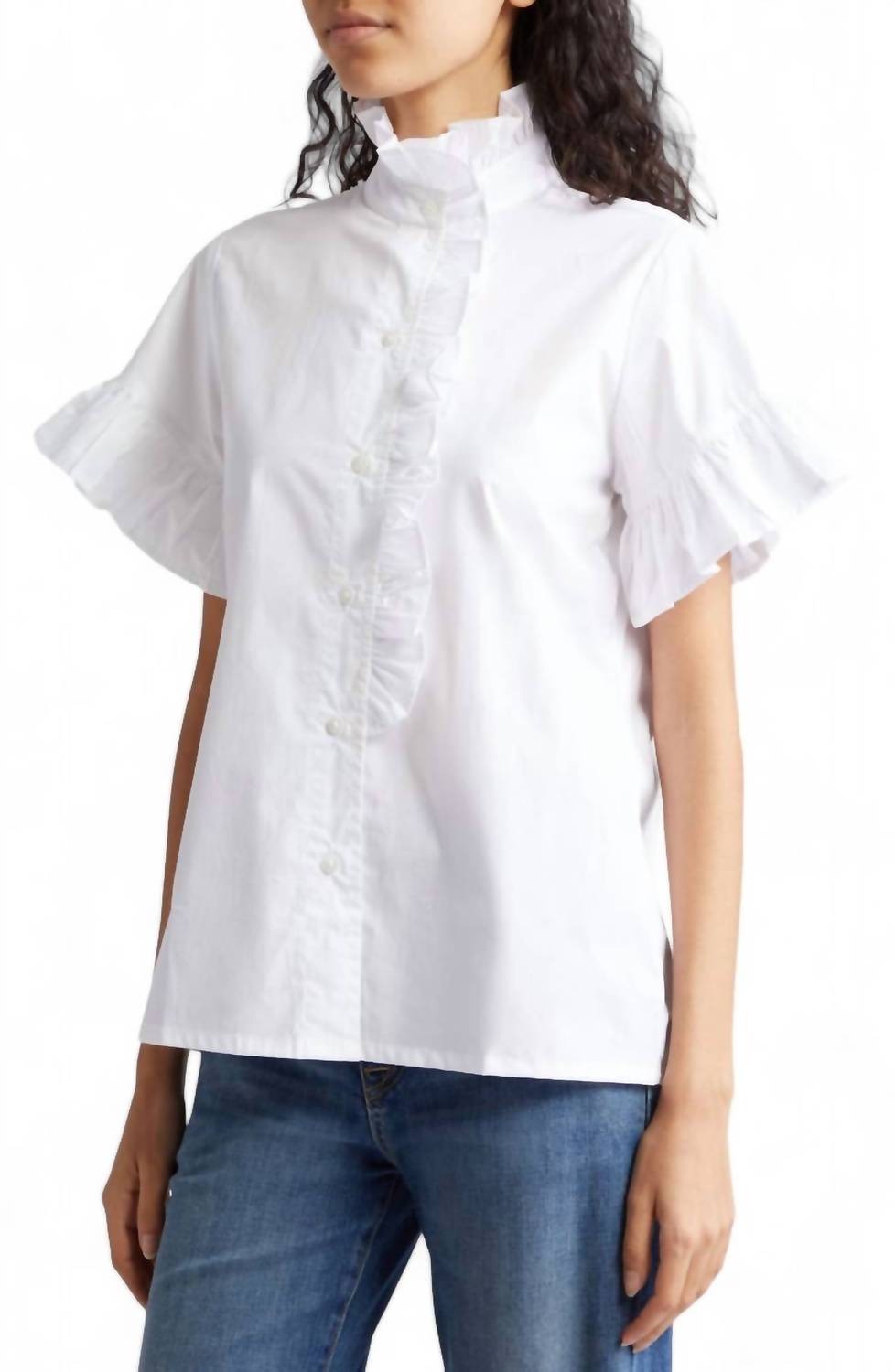 Mille - Vanessa Ruffle Sleeve Top
