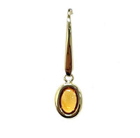 Aamiaa - Color Candy Collection Earrings With 6x4 Oval Citrine