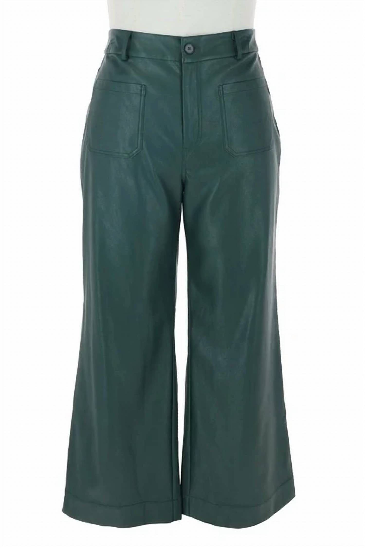 Skies Are Blue - Daxen Faux Leather Pant