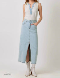 Mystree - Front Slit Skirt