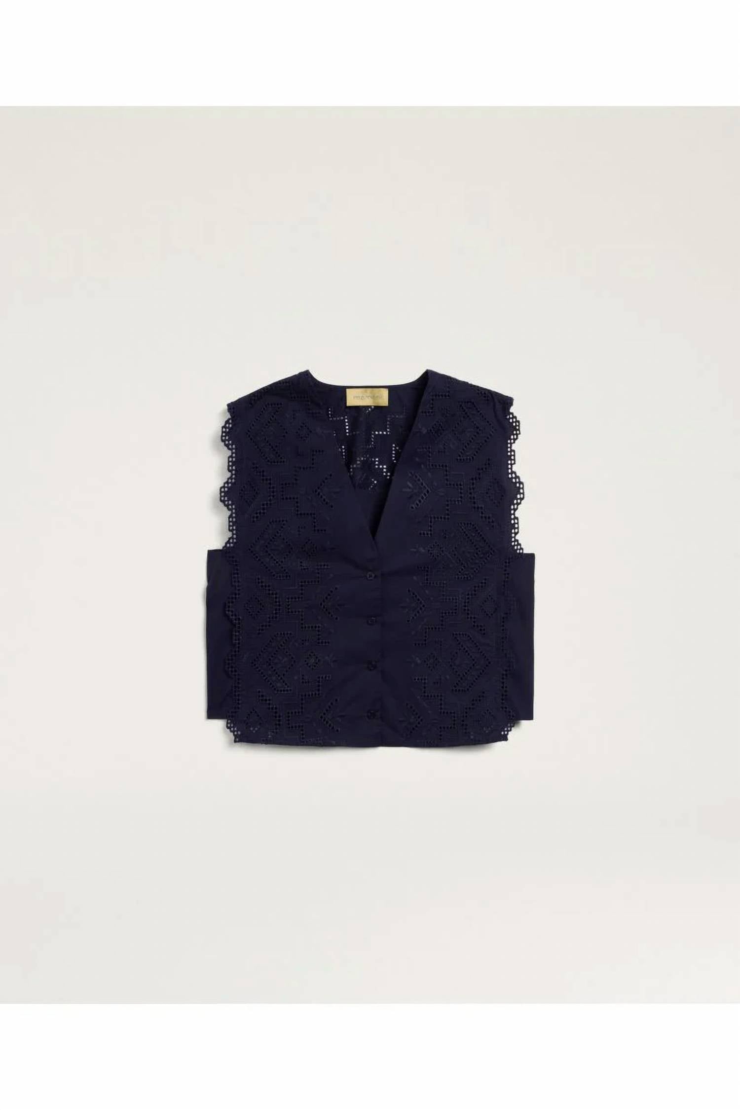 Momoni - Cielo Broderie Anglaise Top