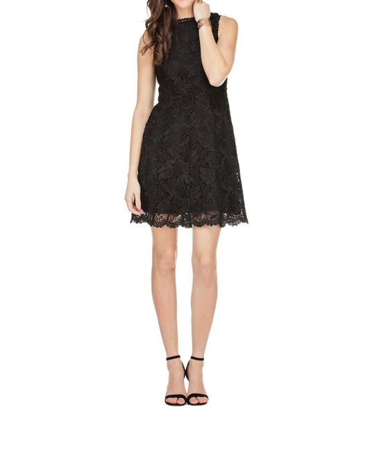 Jade Melody Tam - Lace Flared Mini Dress