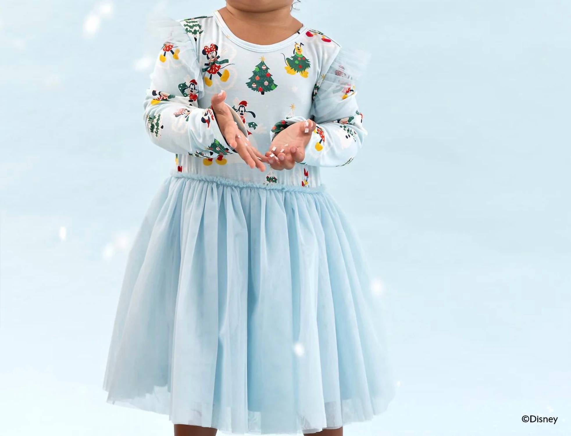 magnetic me Snow Excited Tutu Magnetic Dress in blue - kids' dress