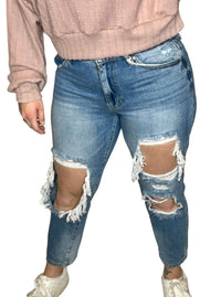 Kancan - Taylor High Rise Boyfriend Fit Jeans