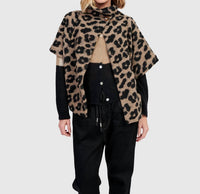ALEMBIKA Panthera Cozy Cropped Jacket in leopard - women's jacket