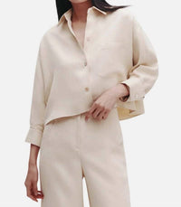 Twp - Soon To Be Ex Cropped Button-up Shirt