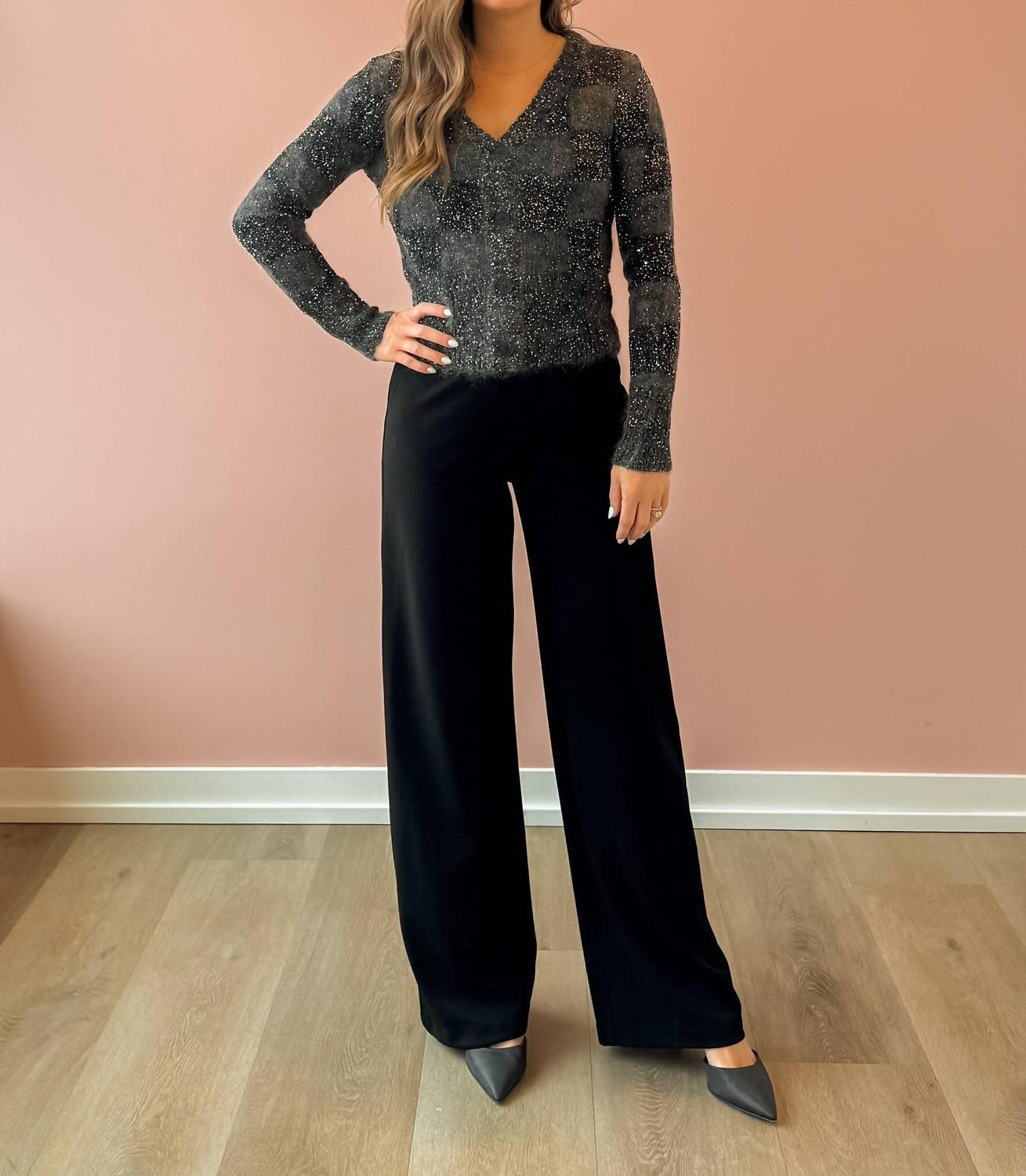 Lucy Paris - Glenn Sequin Cardigan
