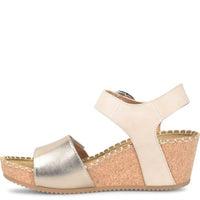 Comfortiva Women's Eldorah Sandal - Wide in gold beige - women's sandal - alternate view