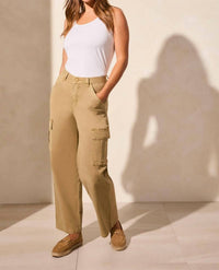 Tribal - Brooke Wide Leg Cargo Jeans