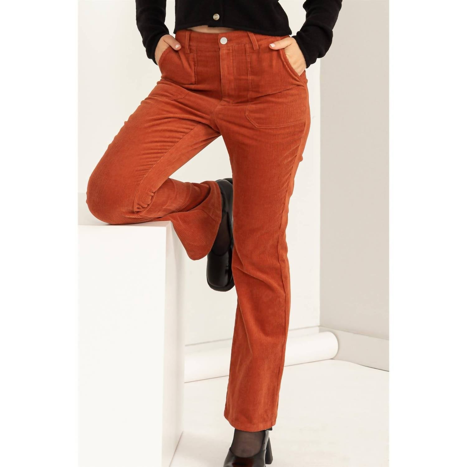 Hyfve - Corduroy Flare Pants