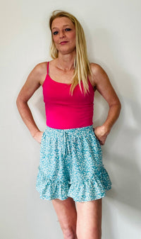 Gigio - Adalynn Leaf Ruffle Shorts