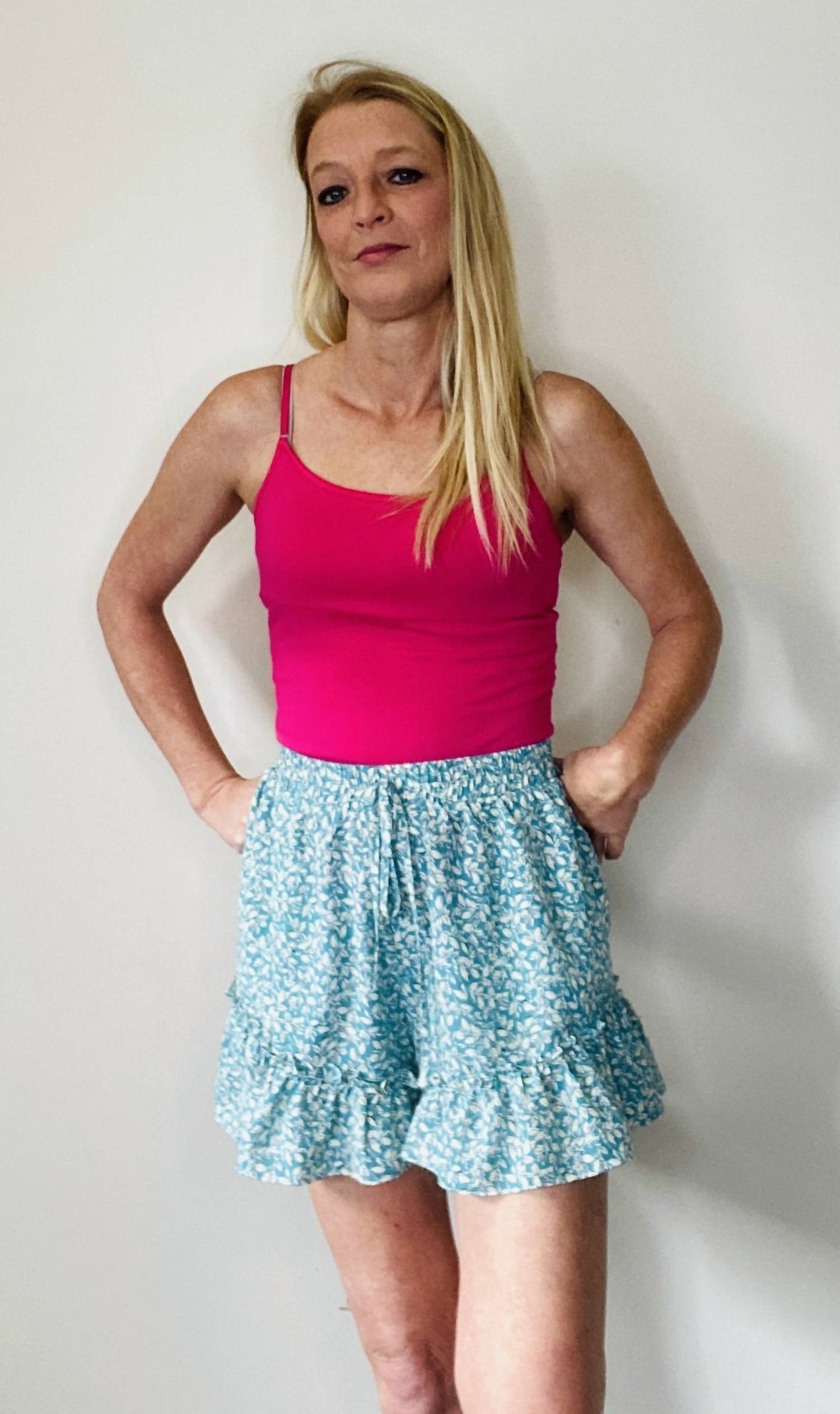Gigio - Adalynn Leaf Ruffle Shorts
