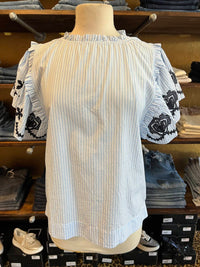 Ivy Jane - blue and white top